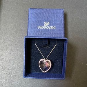 Swarovski Crystal Pink 3D Heart